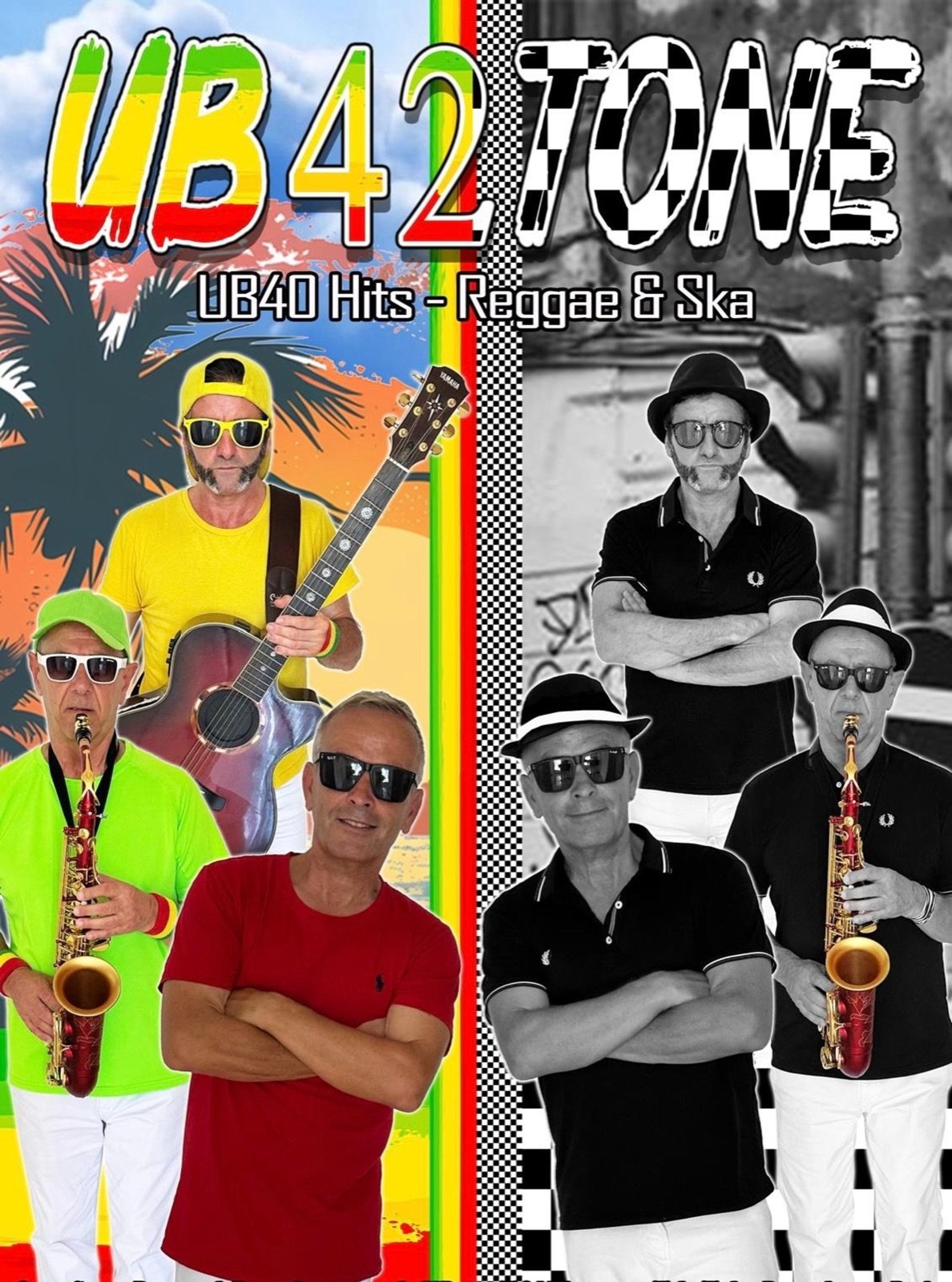 Cartel de la banda UB42 Tone